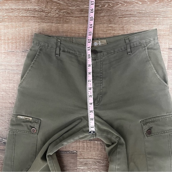 VINTAGE L.e.I Surplus Y2K Wide Leg Bare Back Cargo Pants Size 11 / 32 inch Waist - Picture 13 of 14